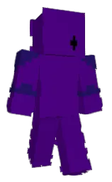 pigment indigo and violent violet Minecraft skin — Classic model
