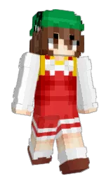white and gallery Minecraft skin — Slim model