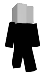 silver Minecraft skin — Classic model — first worn by bcd2033c63ec4bf8