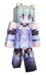 nebula and carousel pink Minecraft skin — Slim model — first worn by ColombinaSelenia