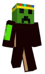 LordCreepa's Minecraft skin wearing the Pan cape