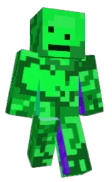 black and malachite Minecraft skin — Classic model