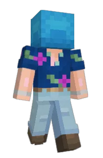 Front of whale's skin