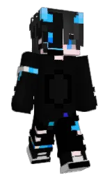 cod gray and black Minecraft skin — Classic model