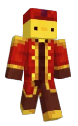 white and thunderbird Minecraft skin — Classic model — first worn by PotatoKing135