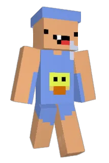 adbaby Minecraft avatar full body