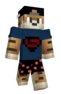 Front of bIzzrd's skin