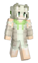 frangipani and bison hide Minecraft skin — Slim model — first worn by Fivereni502