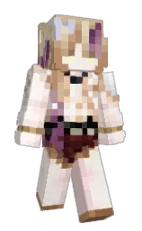 linen and provincial pink Minecraft skin — Slim model