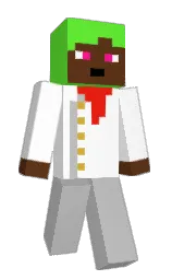 white and silver Minecraft skin — Slim model
