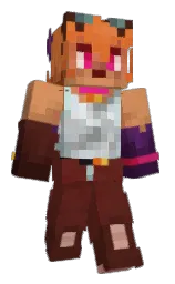 brown derby and metallic copper Minecraft skin — Classic model — first worn by Fourfoxes