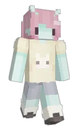 blossom and jagged ice Minecraft skin — Slim model — first worn by Tortuganeitor06