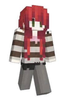 adiiscrying Minecraft avatar full body