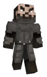 Blell's Minecraft skin wearing the Vanilla cape