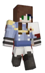 Valoriya's Minecraft skin wearing the Migrator cape