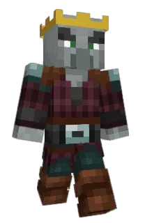 Front of Pillager's skin