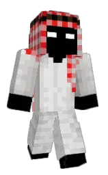 black and mercury Minecraft skin — Classic model