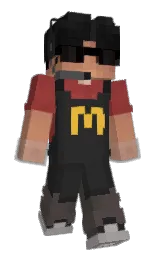 mine shaft and emperor Minecraft skin — Slim model