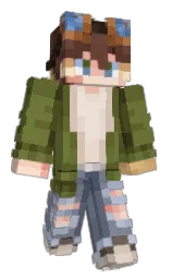 Sagahash's Minecraft skin wearing the Home cape