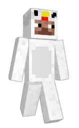white and wild sand Minecraft skin — Slim model — first worn by Wonder0776