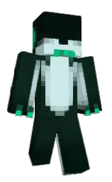 bush and bottle green Minecraft skin — Classic model