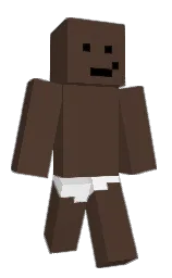 judge gray and white Minecraft skin — Classic model