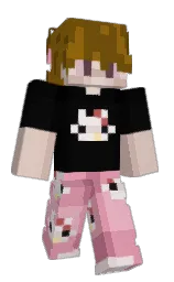 shocking and cod gray Minecraft skin — Classic model