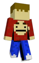 totem pole and calico Minecraft skin — Classic model