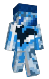 black and half baked Minecraft skin — Slim model