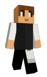 celeste and black Minecraft skin — Classic model