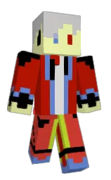 milano red and black Minecraft skin — Classic model — first worn by jackl0511