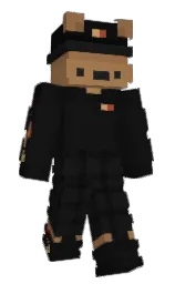 cod gray and black Minecraft skin — Slim model — first worn by swaxxy_