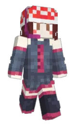WoShiAnima's Minecraft skin wearing the Aurora cape