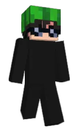 ohtter's Minecraft skin wearing the Aurora cape