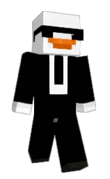 KaczorMajor's Minecraft skin wearing the Builder cape