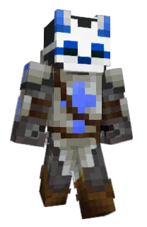 Front of Zhenron's skin