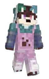 BlueSpear44's Minecraft skin wearing the Cherry Blossom cape