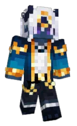 athens gray and firefly Minecraft skin — Classic model