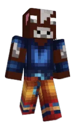 Arnale's Minecraft skin wearing the Migrator cape