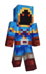 tory blue and cedar Minecraft skin — Slim model