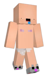 Front of Meexey's skin