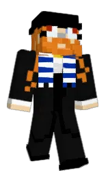 cod gray and black Minecraft skin — Classic model — first worn by USTEC100