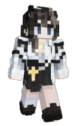 cod gray and catskill white Minecraft skin — Slim model — first worn by Eigh8si6