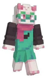 dawn pink and puerto rico Minecraft skin — Classic model — first worn by Chimken_05