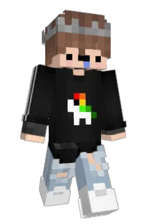aeking Minecraft avatar full body
