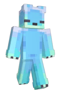 aerodynamic Minecraft avatar full body