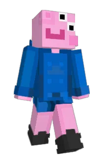 aerostato Minecraft avatar full body