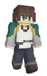 DadiZeira's Minecraft skin wearing the Pan cape