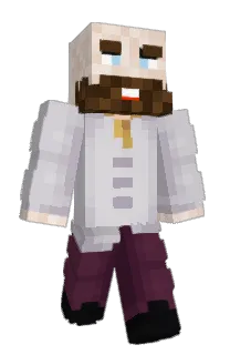 Front of Aultefor's skin