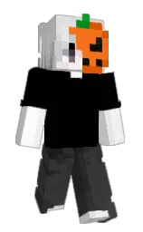 black and black russian Minecraft skin — Slim model — first worn by fan_stafsona